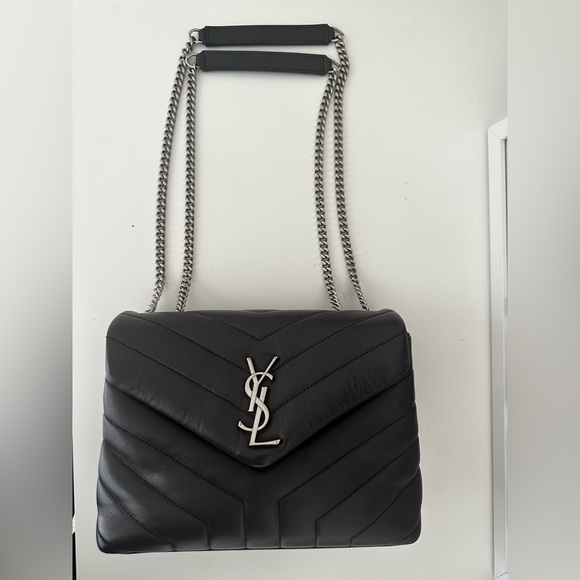Gray Small Loulou Saint Laurent bag - Picture 1 of 3